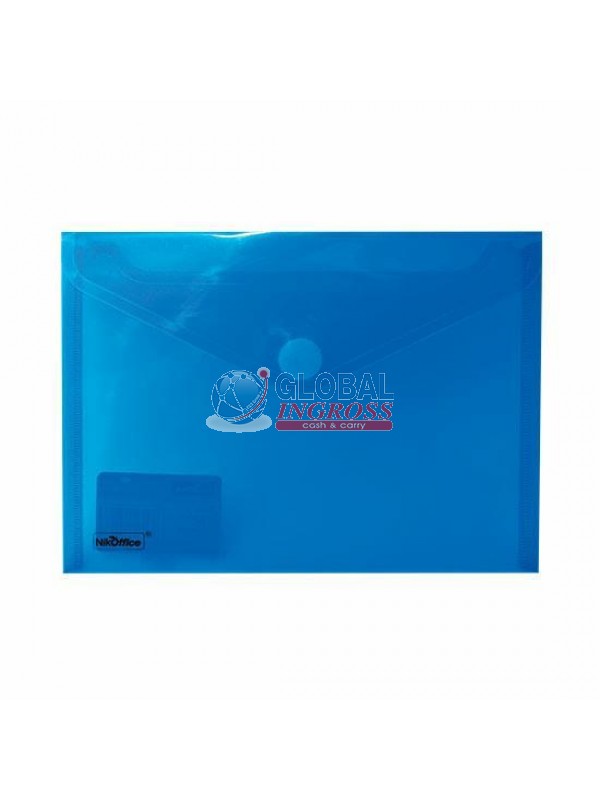 BUSTA C/VELCRO A5 BLU
