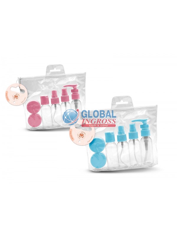 KIT FLACONI VIAGGIO 6pz