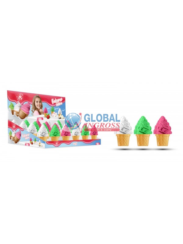 LIP BALM ICE CREAM VANIGLIA - FRAGOLA - MARSHMALLOW