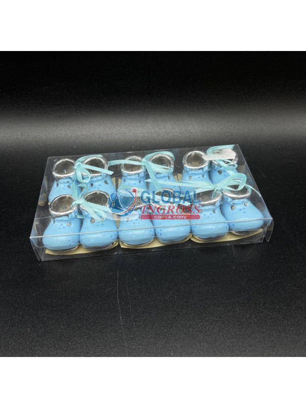 COPPIA SCARPONCINI SILVER CELESTI