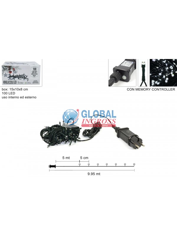 MINILED ESTERNO 100 BIANCO FREDDO
