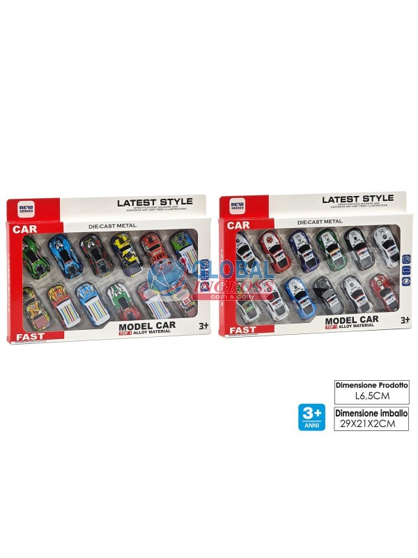 SET 12 AUTO DIE-CAST ASS.
