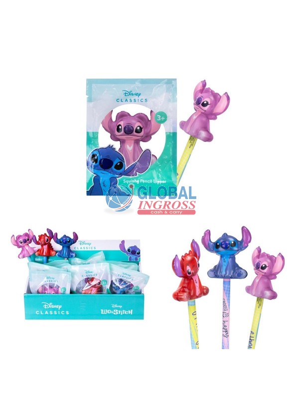STITCH SQUISHY PENCIL TOPPER modelli assortiti