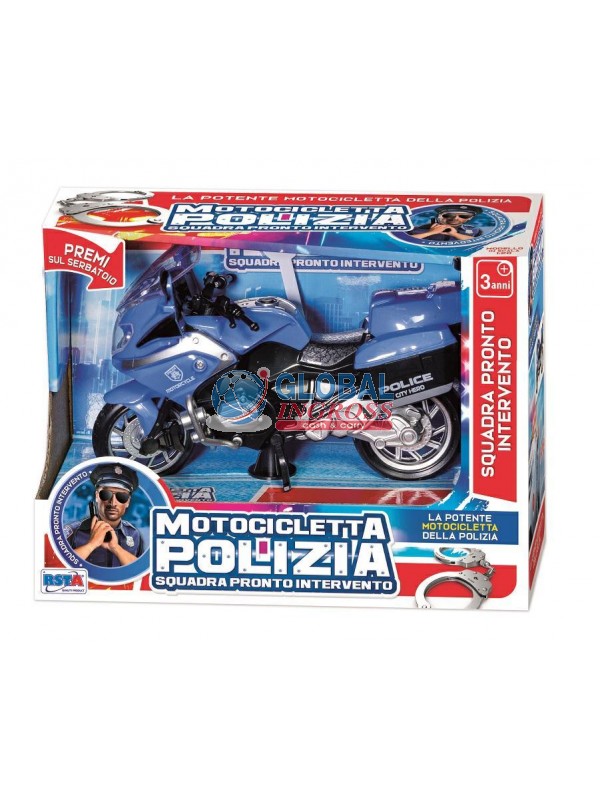 MOTOCICLETTA POLIZIA SUONI E LUCI