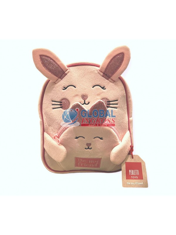 MINI ZAINETTO PELUCHE PINK HUG