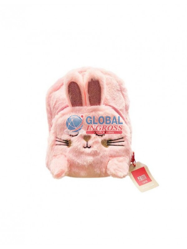 MINI ZAINETTO PELUCHE PINK RABBIT