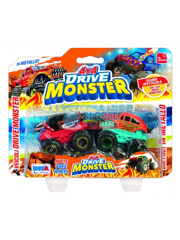 AUTO DIE-CAST 4x4 DRIVEMONSTER 2pz