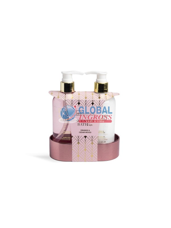 SET SCENTED BATH ROSE HAND DUO