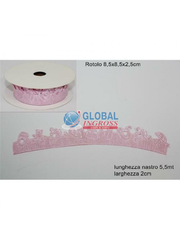 NASTRINO NASCITA ROSA