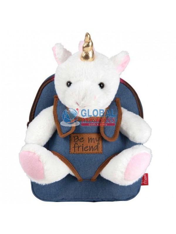 MINI ZAINETTO DENIM CONPELUCHE UNICORN
