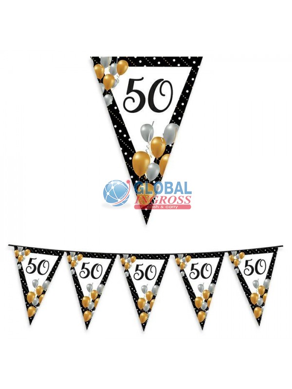 BANDIERINE 50 ANNI PRESTIGE 6mt.