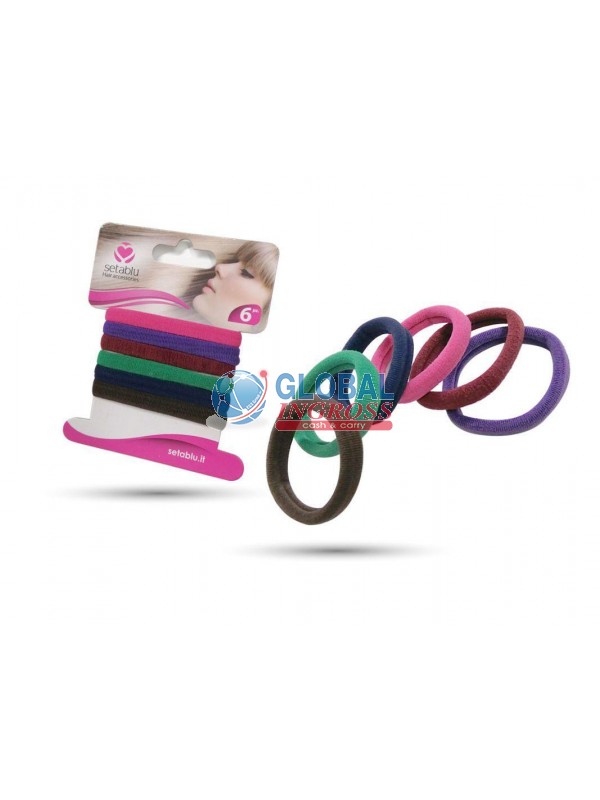 ELASTICO MEDIO 6pz COL.ASS.