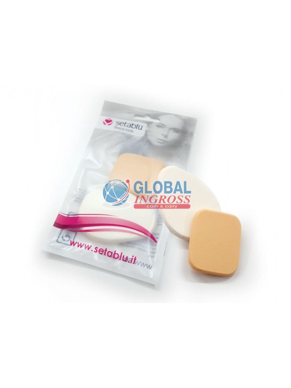 SPUGNETTE 2pz FONDOTINTA E POLVERI COMPATTE