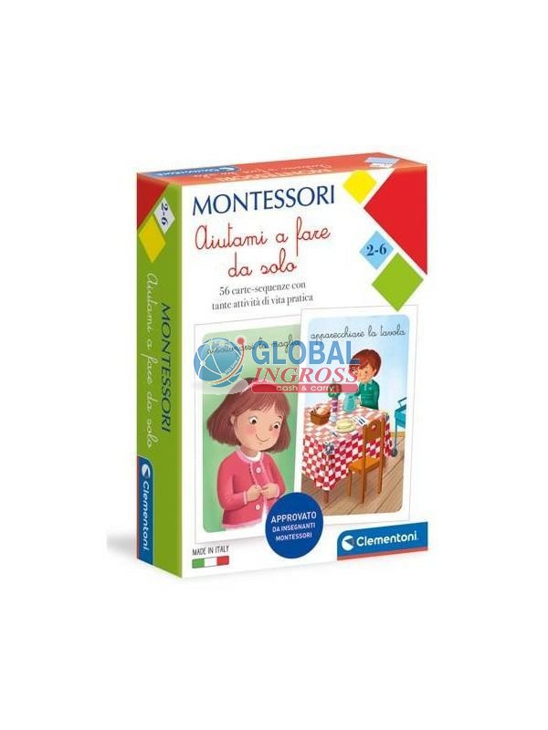 MONTESSORI - CARTE AIUTAMI A FARE DA SOLO