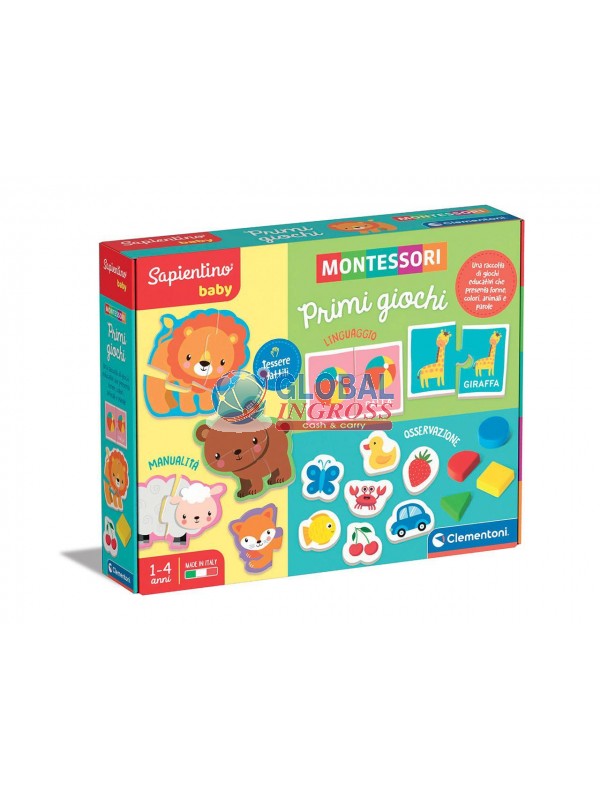 MONTESSORI - PRIMI GIOCHI.
