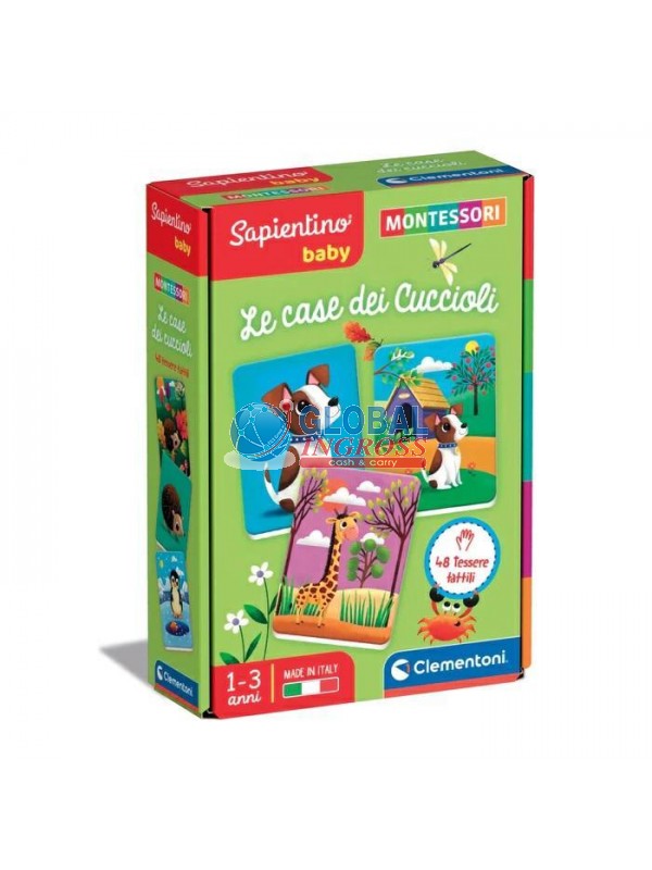 MONTESSORI BABY - CARD LE CASE DEI CUCCIOLI