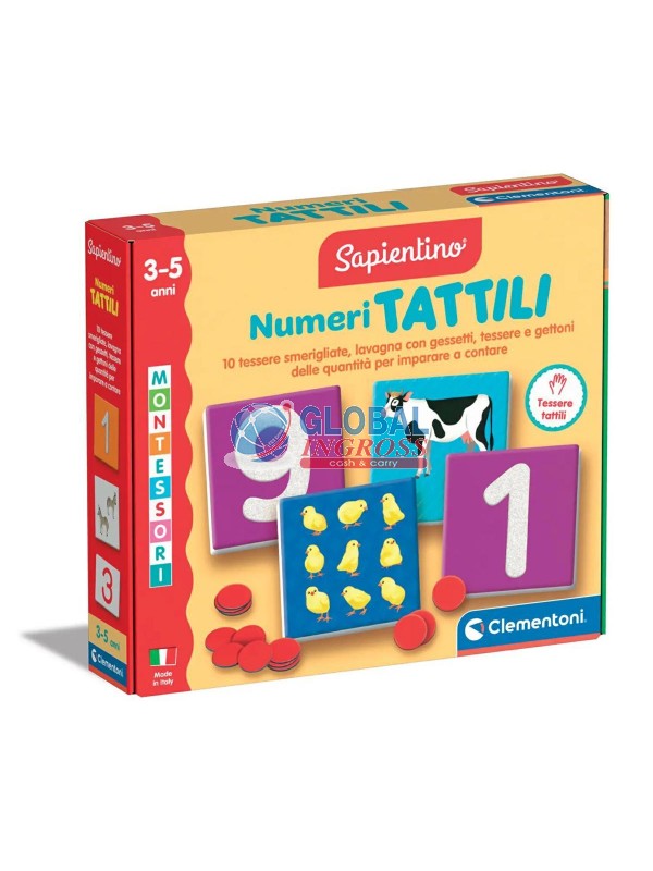 MONTESSORI - NUMERI TATTILI (16361)