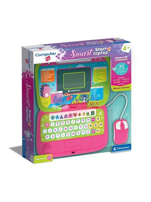 COMPUTER LAPTOP 4+ BASIC LCD CON MOUSE PINK