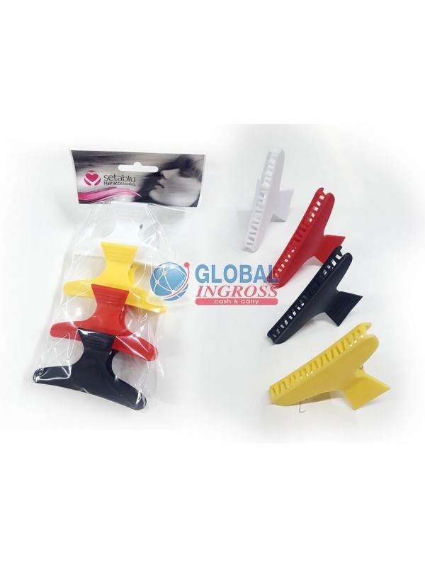 PINZE PARRUCCHIERE 4pz COL.ASS.