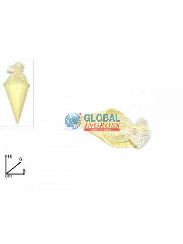 CONO C/TIRANTE BEIGE 16cm