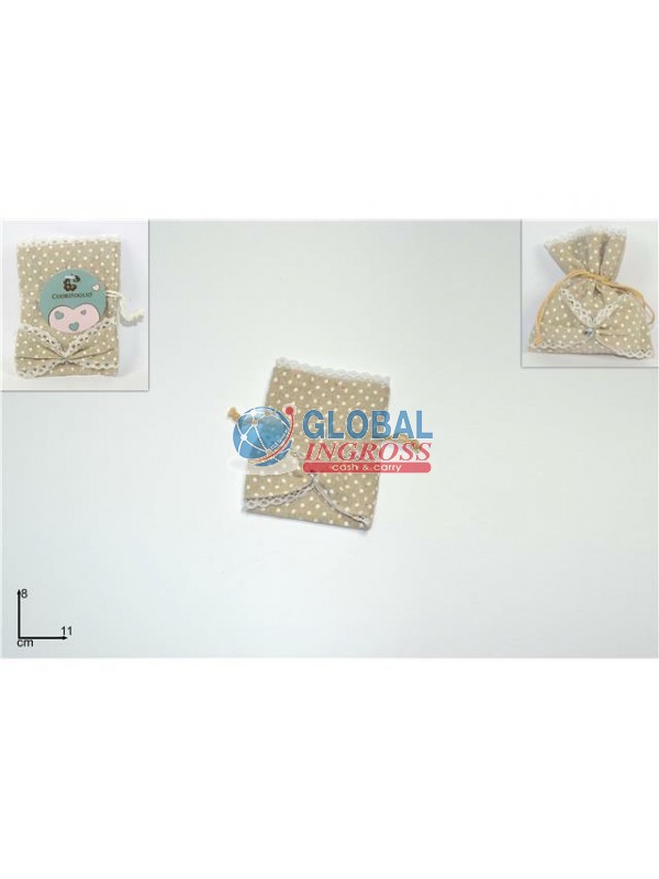 SACCHETTO C/FIOCCO E STRASS