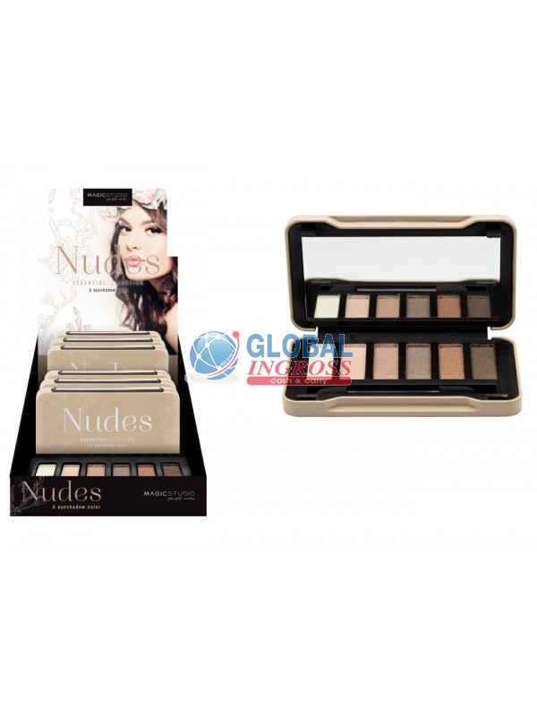PALETTE MAGIC STUDIO NUDES COMPACT CASE 6 COLORS