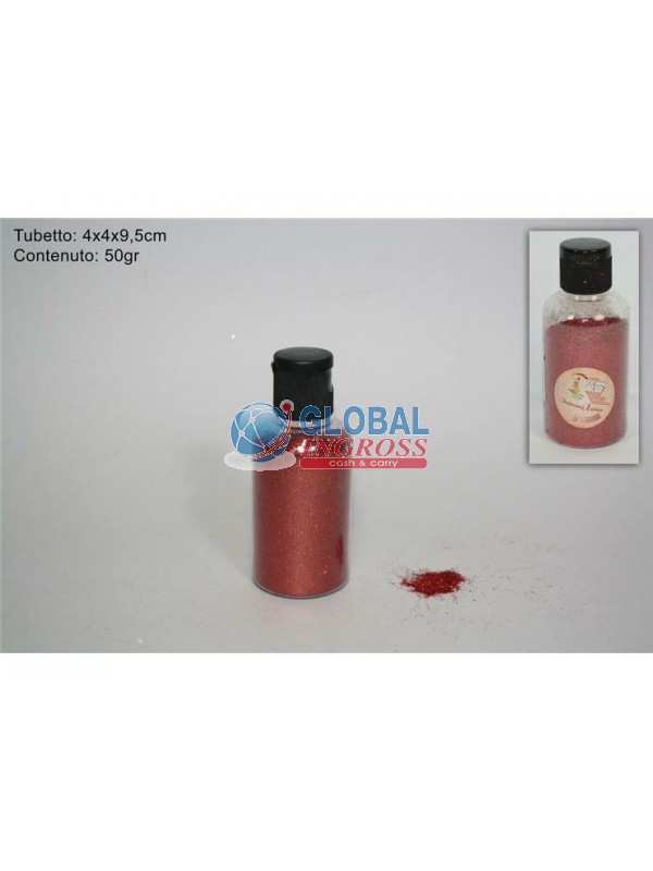 GLITTER SABBIA ROSSO 50gr
