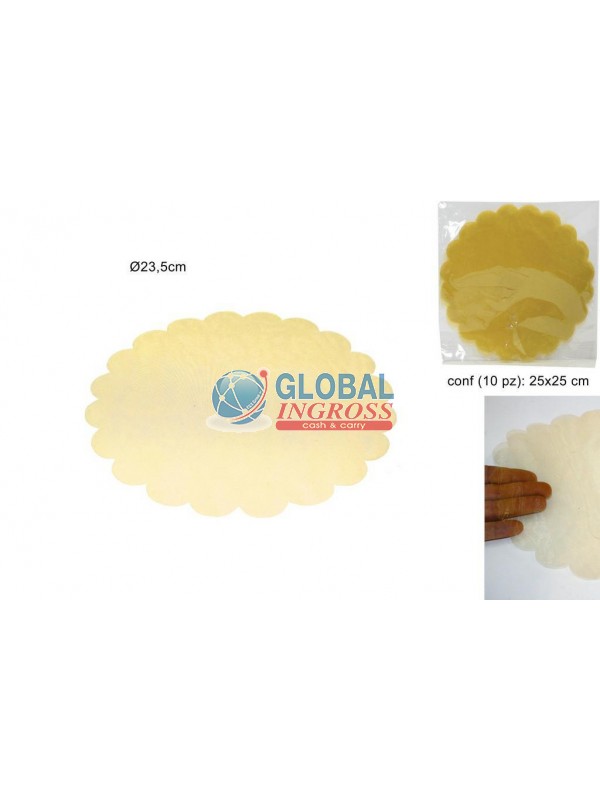 VELETTI TULLE ORO 10pz