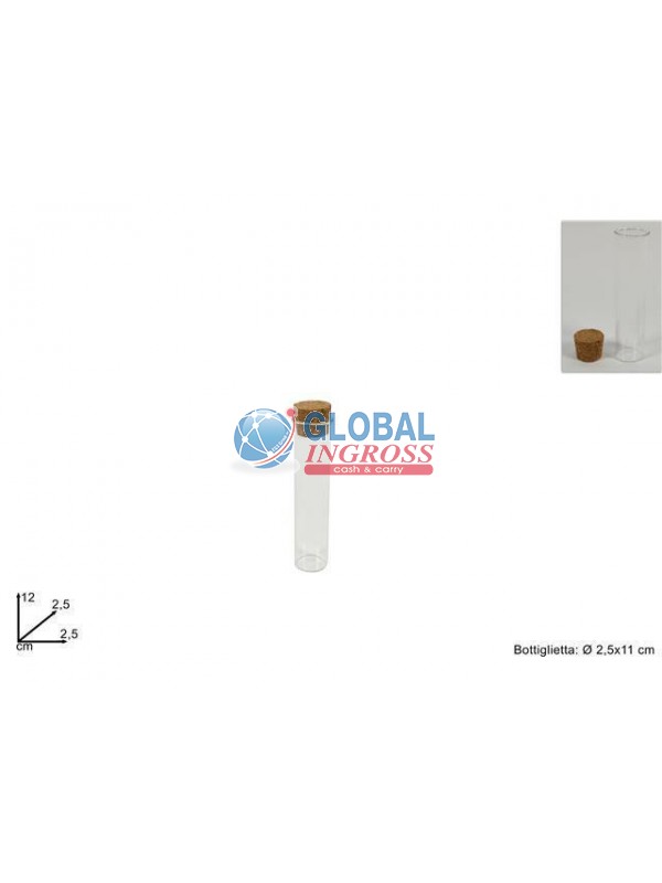 BOTTIGLIETTA TAPPO SUGHERO 25x110mm