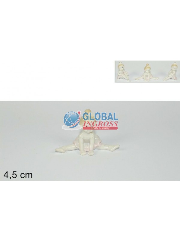 BALLERINA SEDUTA ROSA