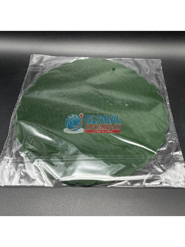VELETTO ORGANZA TONDO VERDE SMERLATO