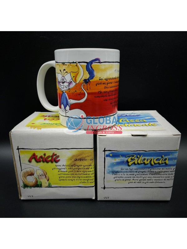 TAZZA DIDDL C/FIGURA ZODIACO