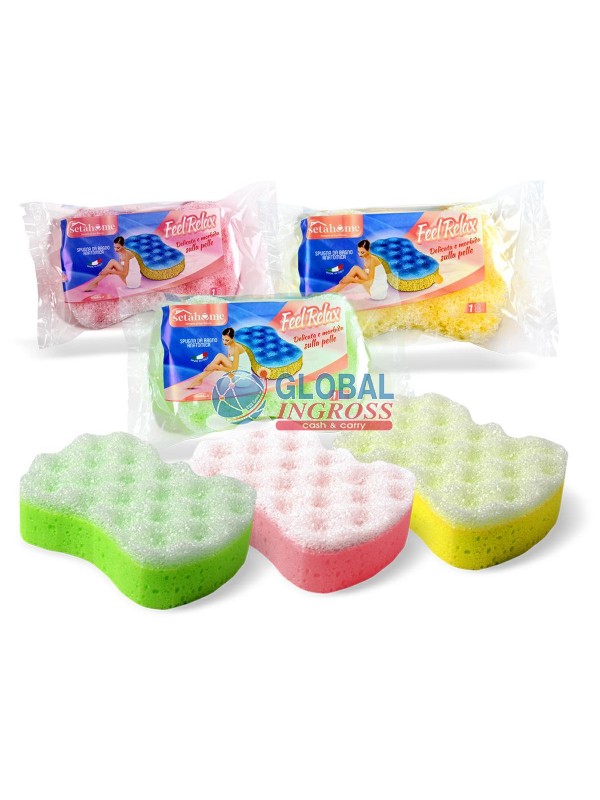SPUGNA DOCCIA FEEL RELAX COL.ASS.
