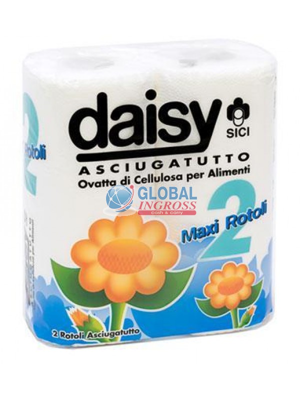 ASCIUGATUTTO 2 ROTOLI DAISY 2 VELI