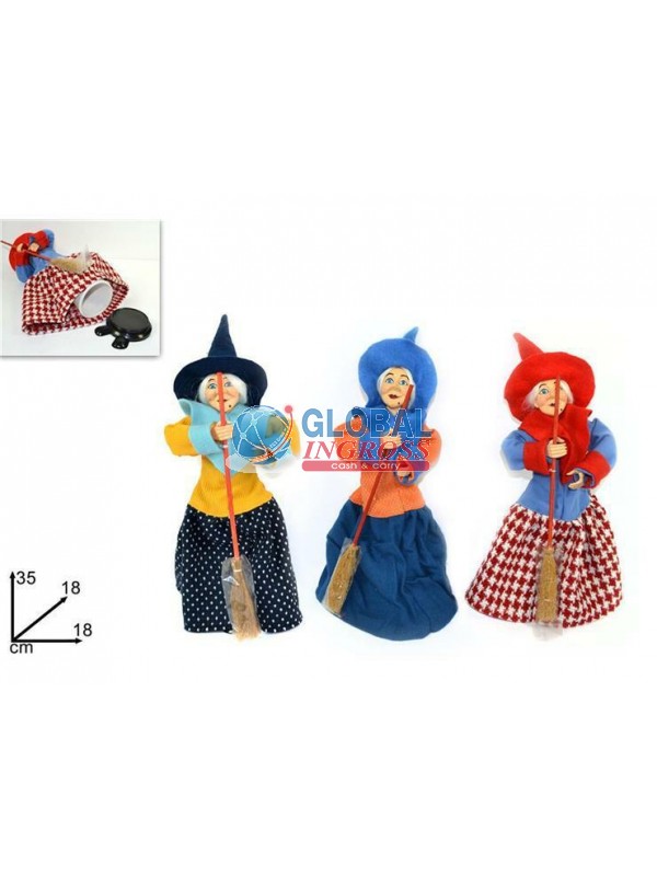 BEFANA C/SCOPA 35cm