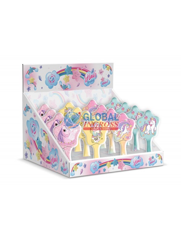 SPAZZOLA CAPELLI UNICORNO STELLA