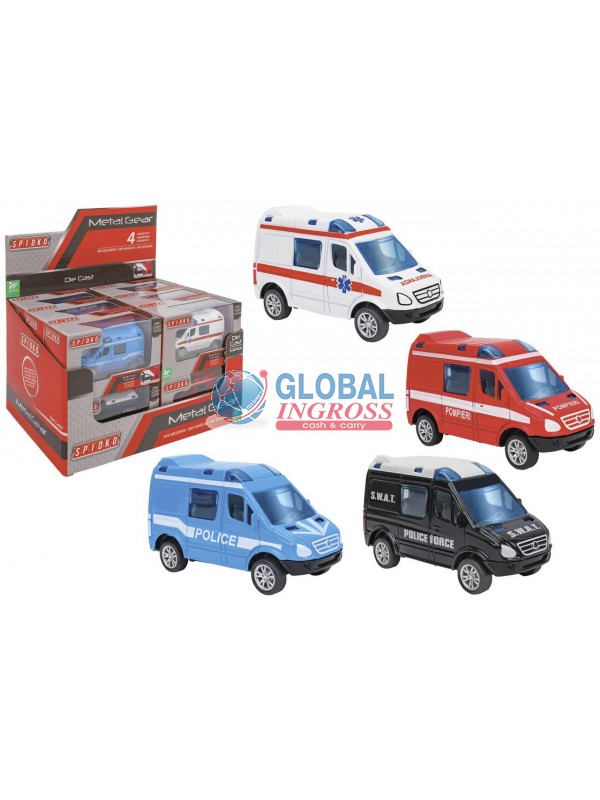 MODELLINO DIE-CAST VEICOLI SOCCORSO