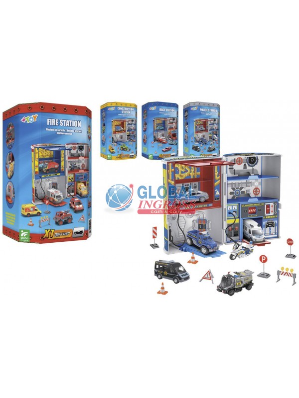 STAZIONE DI SERVIZIO MINI AUTO DIE-CAST