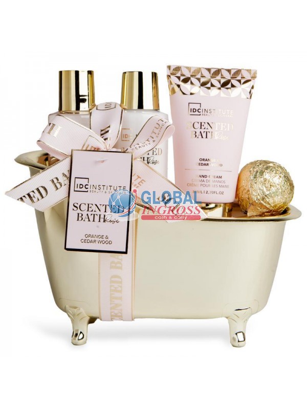 SET SCENTED BATHTUB 4pzMEDIA ROSE