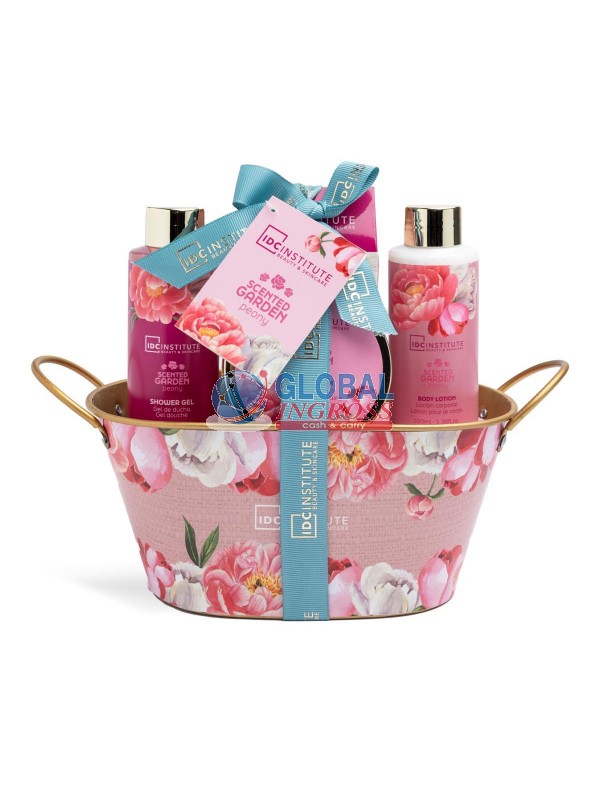 CESTINO LATTA SCENTED GARDEN TIN CASE 4pz