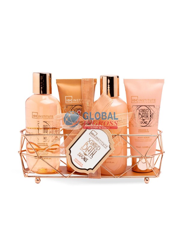 SET SCENTED BATH BRONZE4pz TRAY