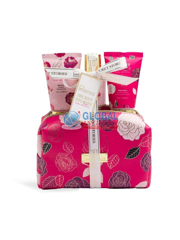 SET SCENTED BEAUTY SECRET STORIES WASH BAG 4pz