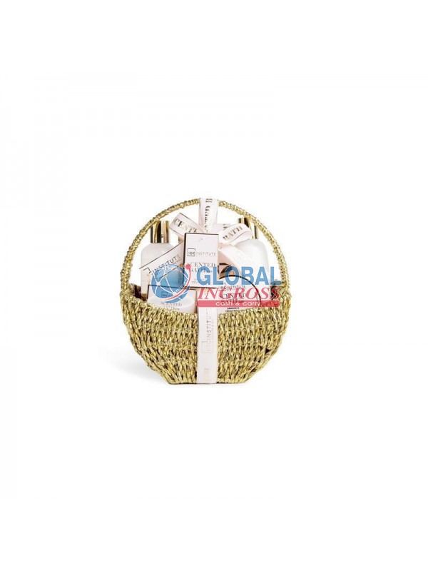 SET SCENTED BATH ROSE 5pz BASKET