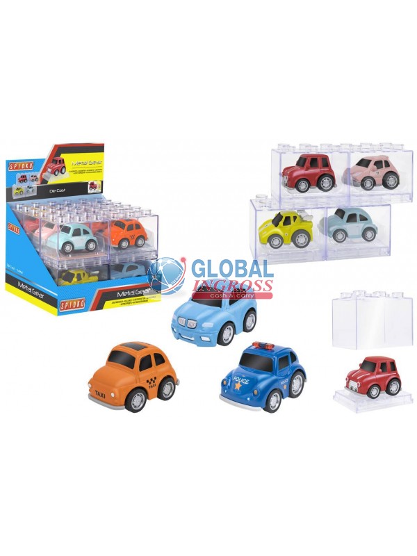 MODELLINO AUTO DIE CASTPLASTIC BOX RETROCARICA