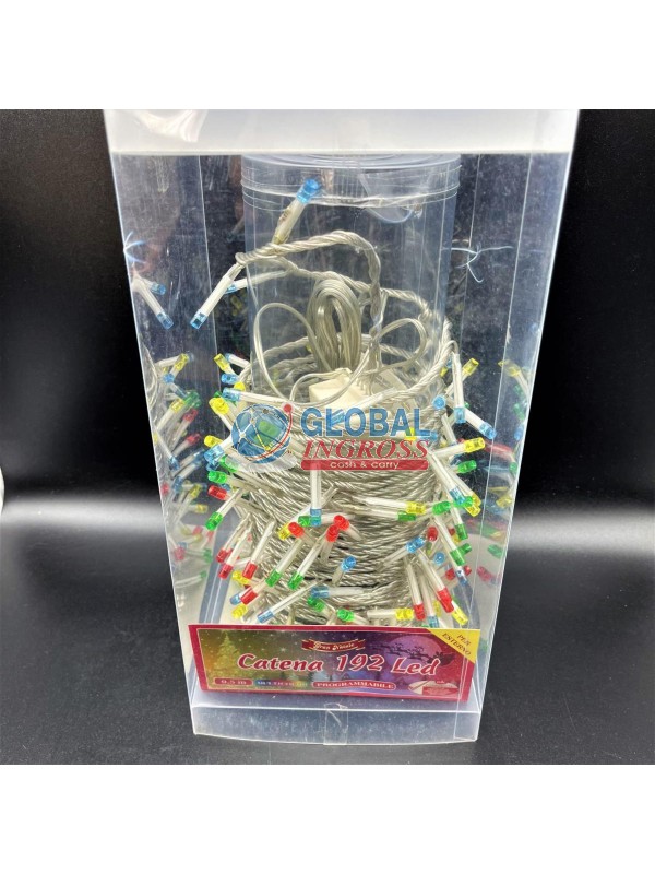 CATENA X ESTERNO PROGRAM. 192LED MULTICOLOR