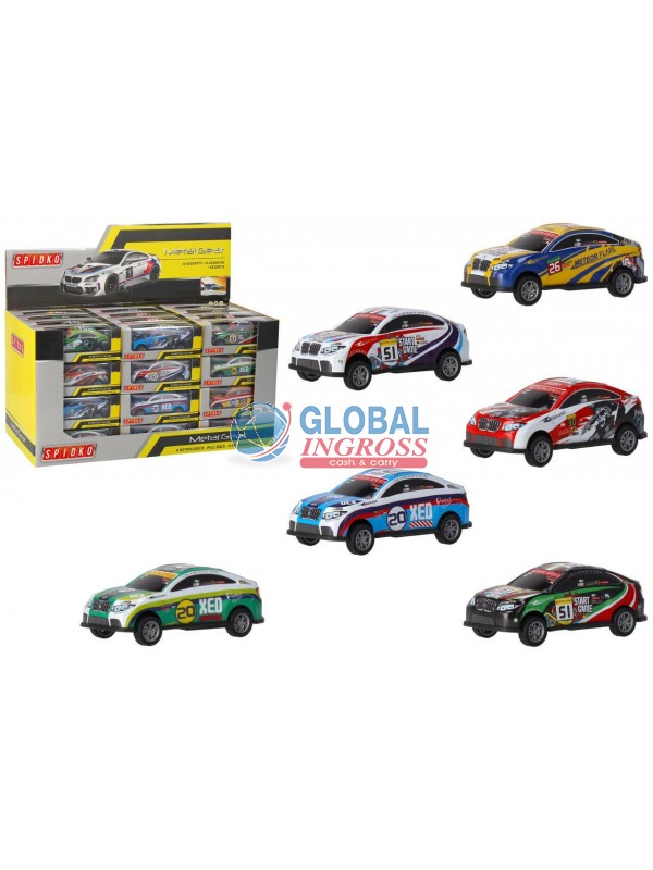 AUTO METALLO 1:43 RETROCARICA