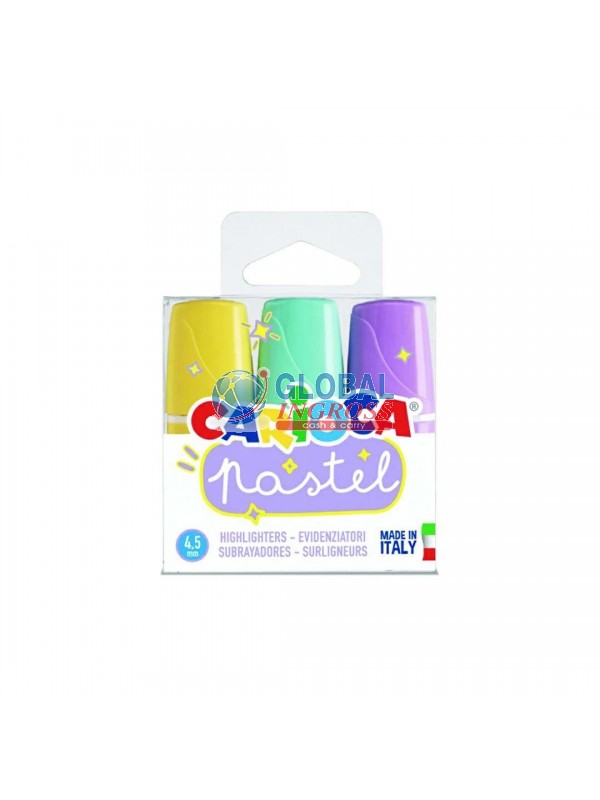 EVIDENZIATORI MINI 3pz PASTEL