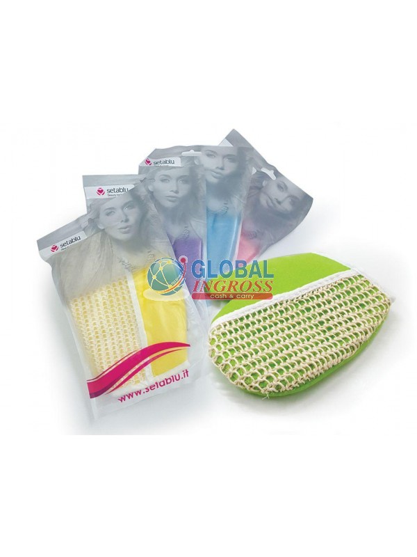 SPUGNA GUANTO DOCCIA INCRINE COL.ASS.