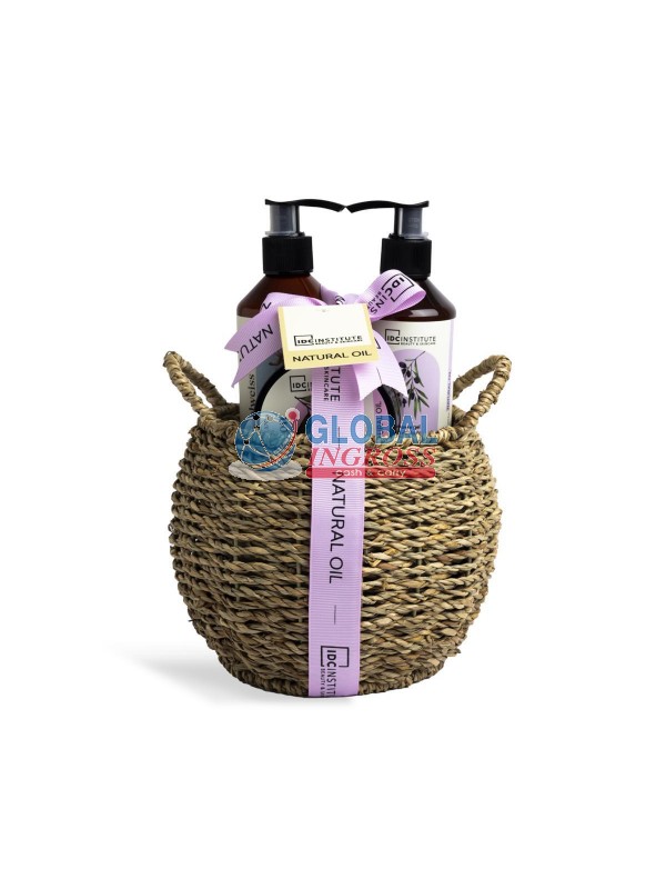 CESTINO RAFFIA NATURAL OIL 3pz