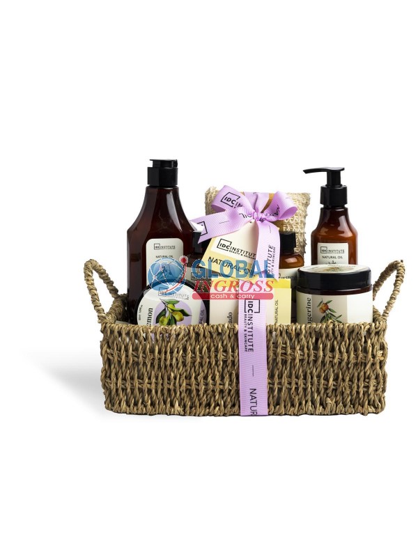 SET SCENTED NATURAL OILCOMPLETE BASKET